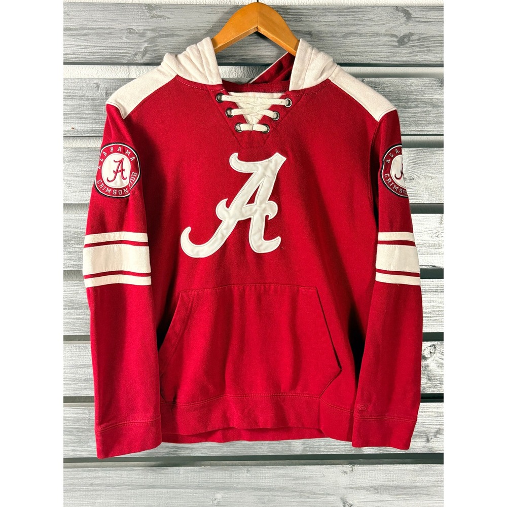 Colosseum Alabama Crimson Tide Hockey Hoodie Sweatshirt Youth Medium M jersey